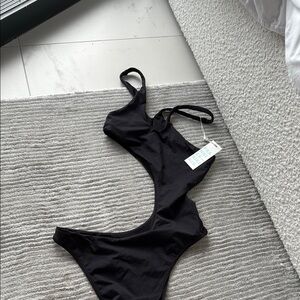 Frankie's Bikinis Classic Black Swim Top